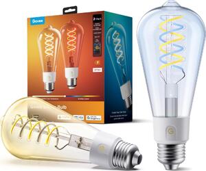 Govee-set 2xLED RGBWW St bec Smart MATTER ST64 E27/5W/230V 2700-6500K Wi-Fi