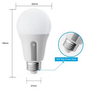 Govee -SET 2x becuri LED dimabile Smart MATTER E27/9W/230V 2700-6500K Wi-Fi