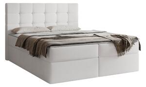 Pat boxspring Comfivo Osculum I, Piele ecologică, 112x143x206cm, 112 kg