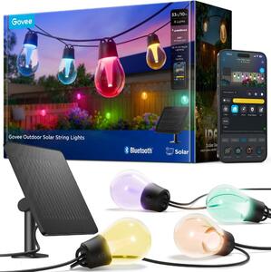 Govee - Ghirlandă solară LED RGBICW 8xLED/6W/5V Wi-Fi Matter IP67