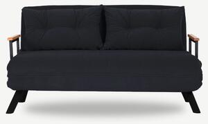 Canapea futon Sandy (negru). 1062315