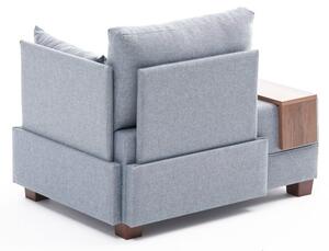Atelier Del Sofa, Fotoliu Yusuf albastru 100/75/80 cm