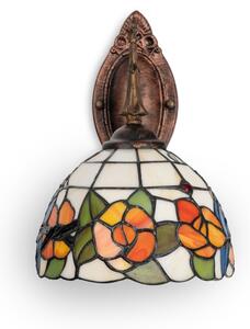 Brilagi - Lampă de perete Tiffany din vitralii JUNGLE 1xE14/40W/230V