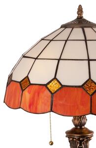 Brilagi - Lampă de podea Tiffany SIENNA cu vitralii 2xE27/60W/230V