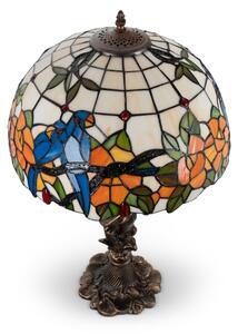 Brilagi - Lampă de masă Tiffany cu vitralii JUNGLE, 1xE27/60W/230V