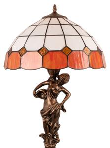 Brilagi - Lampă de masă Tiffany SIENNA cu vitralii 1xE27/60W/230V