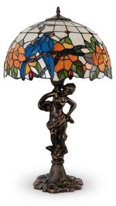 Brilagi - Lampă de masă Tiffany cu vitralii JUNGLE, 1xE27/60W/230V