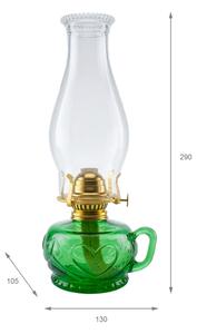 Brilagi - Lampă cu petrol MERLIN verde