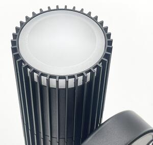 Aplică de perete pentru exterior LANTHEA, spot 2x GU10, 11W, 230V, IP44, negru