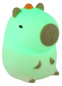 Globo 2874-LED RGBW Lampă de veghe pentru copii, reîncărcabilă și reglabilă CAPYBARA LED/1,5W/5V 1200 mAh kapybara