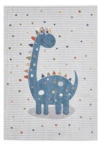 Covor pentru copii albastru/gri deschis 120x170 cm Vida Kids Dinosaur – Think Rugs