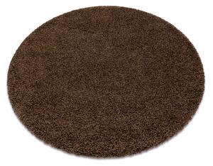 Covor SOFFI cerc shaggy 5cm maro - SECUNDAR-COTATI PRODUSUL