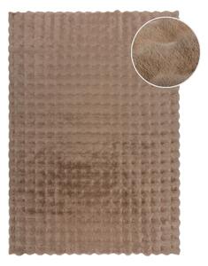 Blană maro sintetică 160x230 cm Waffle Faux Fur – Flair Rugs