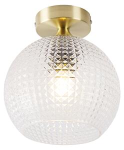 Plafoniera inteligentă Art Deco din alamă, inclusiv Wifi A60 - Sphere