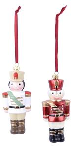 Set 2 ornamente suspendate în formă de soldat Ego Dekor