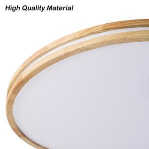 Brilagi - Lampă LED dimabilă MOLINA LED/100W/230V 3000-6000K stejar diam. 80 cm + telecomandă