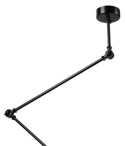 Brilagi - Lustră LED pe tijă IRONBEAM 1xE27/60W/230V neagră