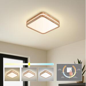 Brilagi - Plafonieră LED MOLINA SQUARE LED/32W/230V 3000/4000/6000K stejar 30x30 cm