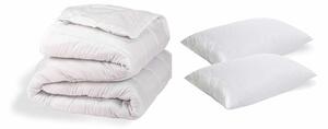Set Confort Pilota 200x220 Cm + 2 Perne 50x70 Cm, Microfibra