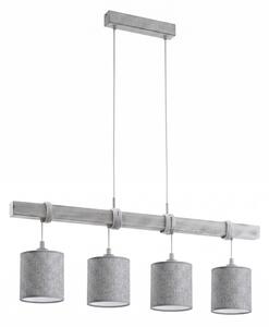 Brilagi - Lustră LED pe cablu NUBILA, 4 x E27, max. 60 W, 230 V, gri