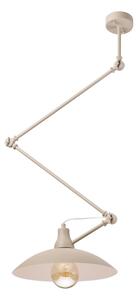 Brilagi - Lustră LED pe tijă IRONBEAM 1xE27/60W/230V bej