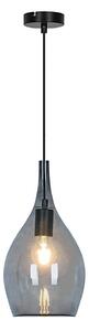 Pendul pe cablu NEXT 1xE27/40W/230V negru fumuriu