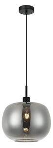 Lampă suspendată pe cablu ALAN 1xE27/40W/230V negru fumuriu