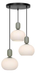 Candelabru pe cablu VALISIA 3xE27/40W/230V negru/măsliniu