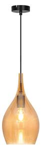 Pendul pe cablu NEXT 1xE27/40W/230V portocaliu/negru