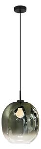 Pendul pe cablu MIRROR 1xE27/14W/230V verde fumuriu