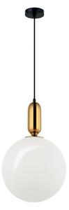 Lustră suspendată pe cablu NEPTUNE 1xE27/40W/230V aurie