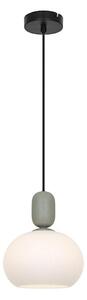 Lampă suspendată pe cablu VALISIA 1xE27/40W/230V negru/măsliniu