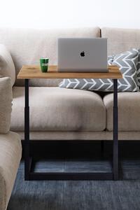 Birou Smart Home Laptop Reglabil, Latte, 40x60x43-73 cm