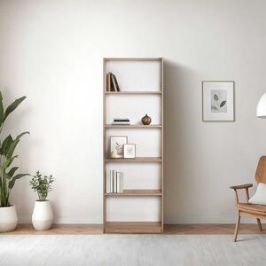 Biblioteca Adore Modern, 5 rafturi, 64 x 182 x 26 cm
