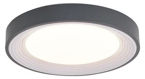 Plafonieră modernă gri cu alb 38cm incl. LED Dimmable - Kanton