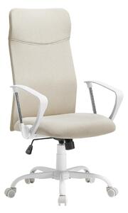 Scaun de birou DINA, max. 120 kg, bej/alb SongmicsHome