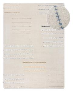 Covor crem țesut manual din lână 120x170 cm Dottie Geometric – Flair Rugs