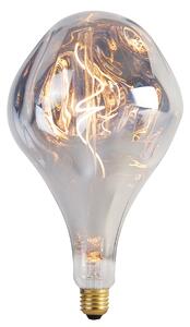 Bec LED E27 reglabil A165 argintiu 6W 160lm 1800K