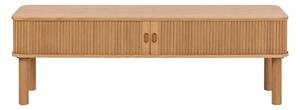Comodă TV în culoare naturală cu aspect de lemn de stejar 140x45 cm Langley – Actona