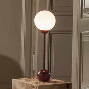 Globen Lighting Lampa de masă Ripley la Lighting, roșie, înălțime 52 cm, fier/sticlă, Roșu, Camera de zi / sufragerie, Metal, Design