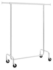 Suport pentru haine cu roti, Songmics, 130 kg, HSR11S, Silver