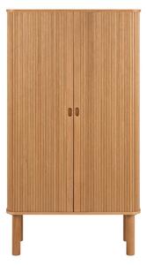Dulap în culoare naturală cu aspect de lemn de stejar cu ușă glisantă 80x145 cm Langley – Actona