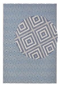 Covor de exterior NORTHRUGS Karo, 80 x 150 cm, albastru