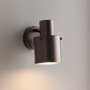 Globen Lighting – Aplică de perete Clark, bronz, lățime 10 cm, metal, Bronz / Alamă Veche, Camera de zi / sufragerie, Metal, Scandinavă