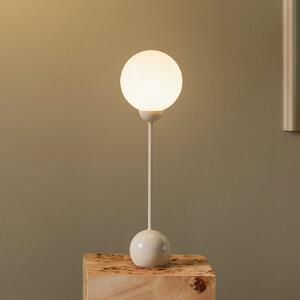 Globen Lighting Lampa de masă Ripley la Lighting, bej, înălțime 52 cm, fier/sticlă, Bej, Camera de zi / sufragerie, Metal, Design