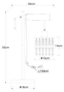 Globo 15533T - Lampă de masă COMMA, 1x E27, 40W, 230V