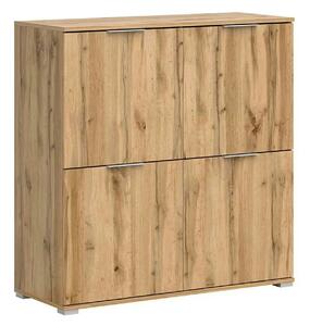 Comoda ZELE, stejar wotan, PAL laminat, 104x41x106 cm