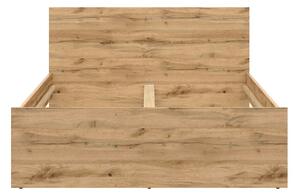 Cadru pat ZELE 140x200, stejar wotan, PAL