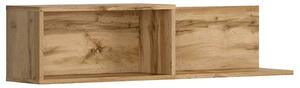 Raft perete NUIS, stejar wotan, PAL, 103x22x26 cm