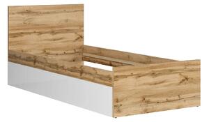 Cadru pat NUIS 90x200, stejar wotan, PAL laminat